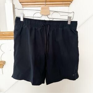 Oakley Black Athletic Shorts Lightweight Drawstring Zip Pocket Pull-On Size S